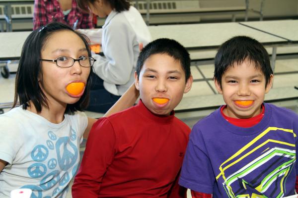 Students Eating Healthy from School Salad Bars Even in the Arctic 