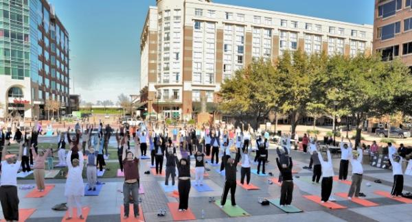 Health for Humanity Yogathon Moves Sugarland, TX 